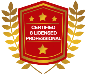 Certified and Licensed Professionals Badge